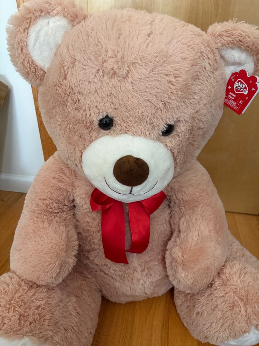 Play Right Jumbo Plush Bear